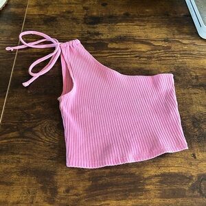Aerie Cold Shoulder Crop Top Women’s Size XS